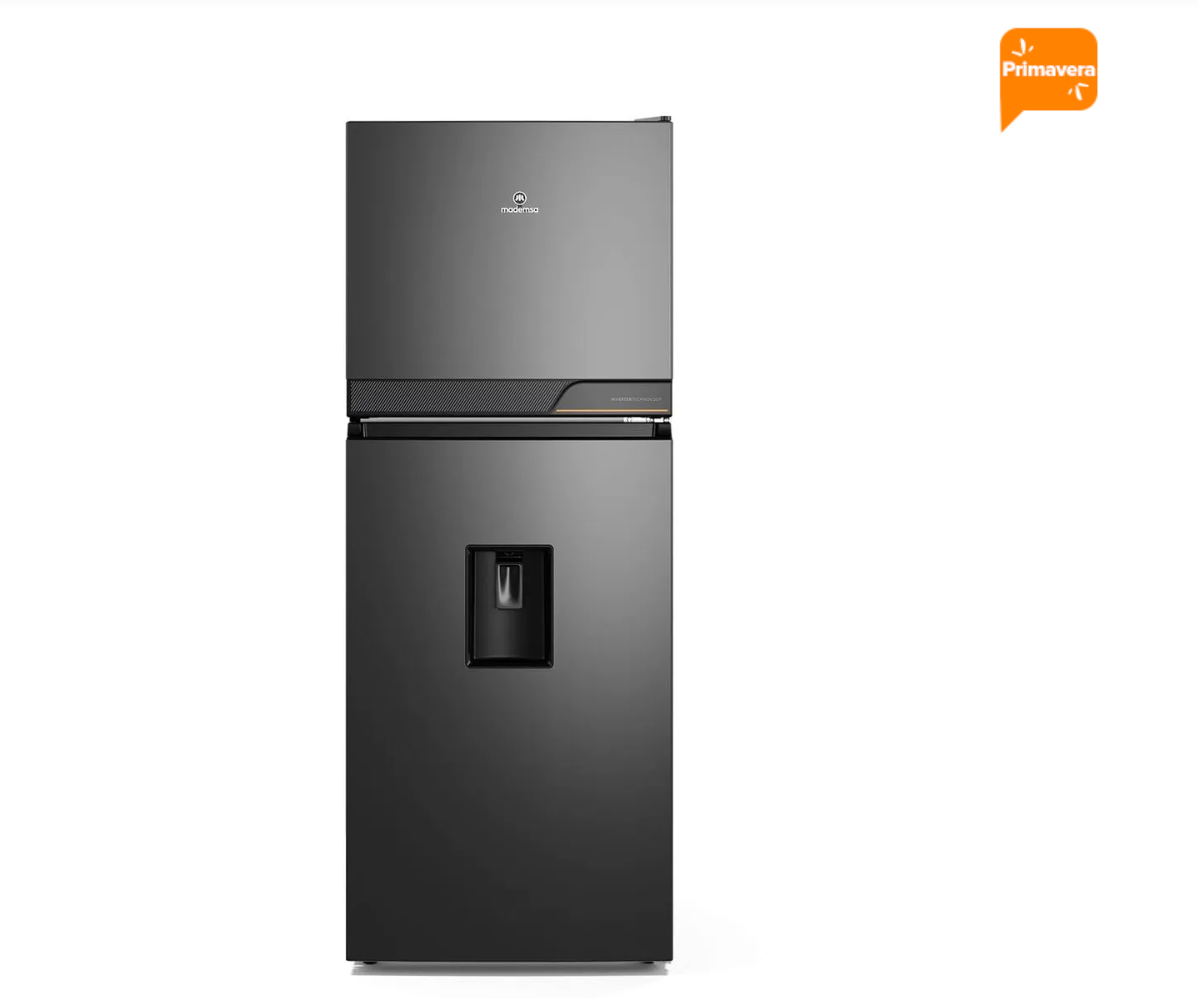 Refrigerador Mademsa 291L No Frost Top Freezer Inverter Dispensador de Agua Altus 1300INW Negro