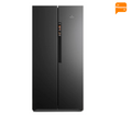 Refrigerador Mademsa 430L No Frost Side by Side Inverter Panel Digital MAS430B Negro