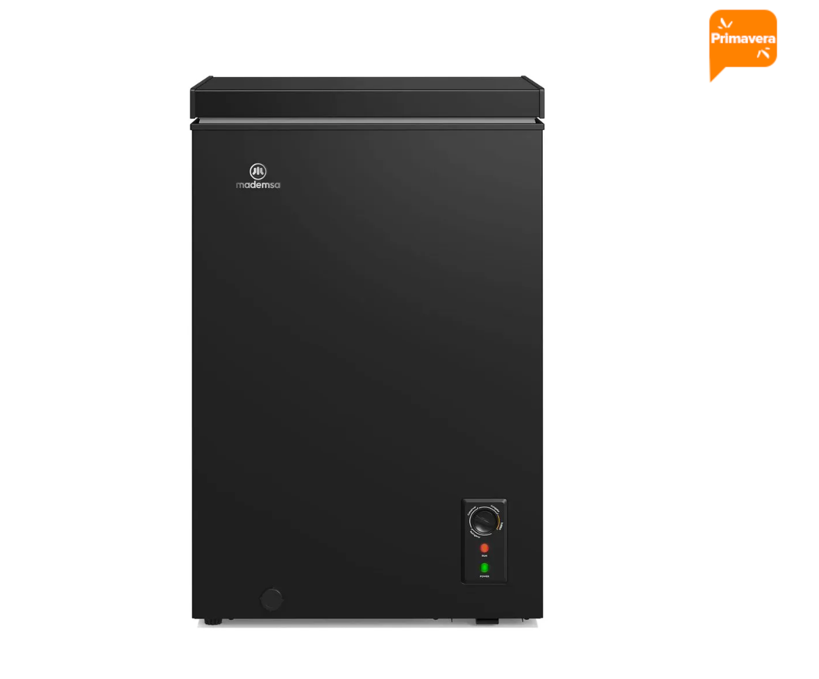 Congelador Freezer Mademsa Horizontal Dual 97L Frío Directo H100B Negro