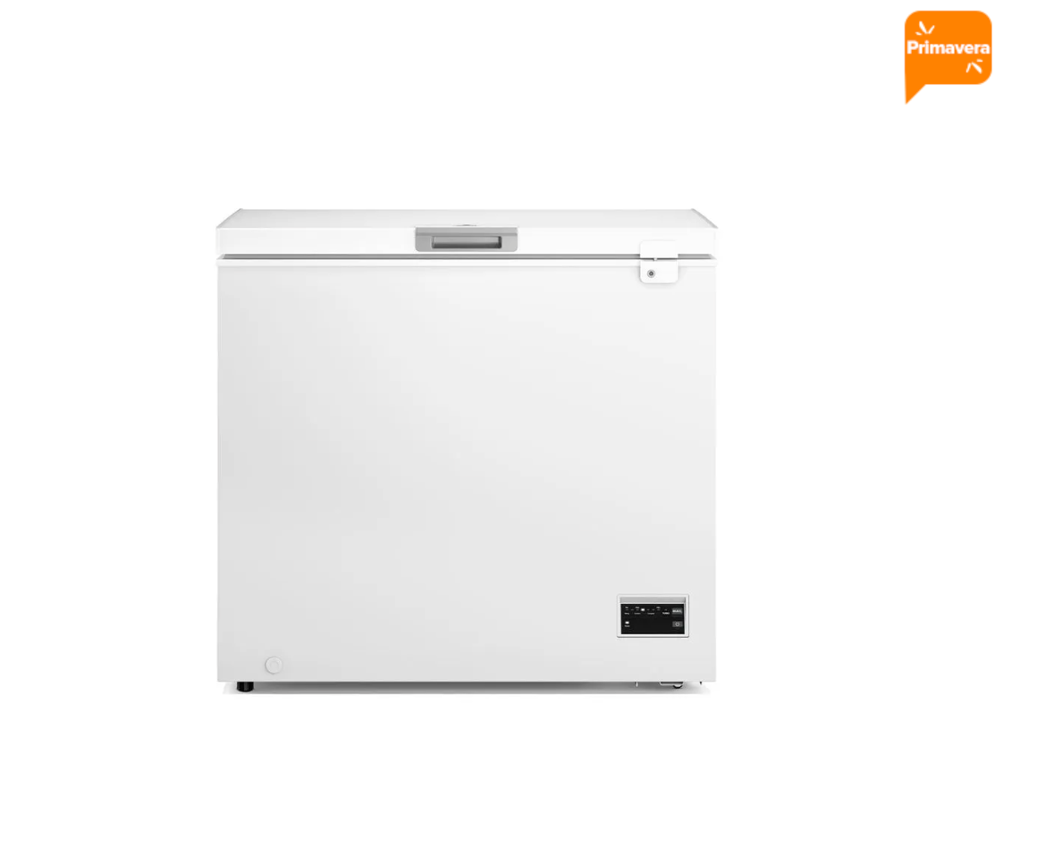Congelador Freezer Mademsa Horizontal Dual 198L Inverter Frío Directo Función Turbo M200DI Blanco