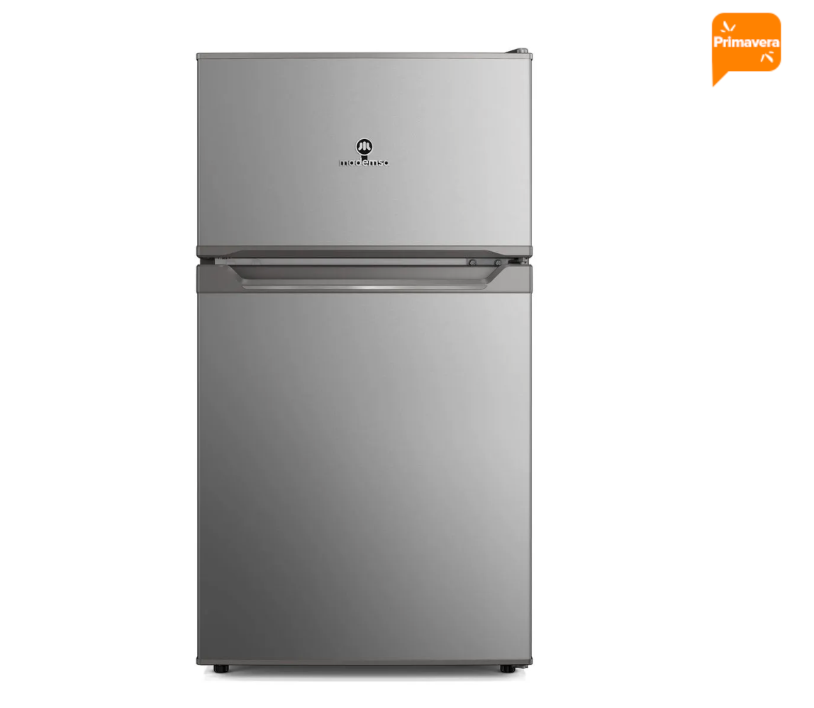 Mini Refrigerador Mademsa 83L Frío Directo Top Freezer Inverter MMB80S Inox