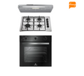 Kit empotrable Horno OM6TB + Encimera a Gas KM4GX + Campana DM6SS
