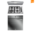Kit empotrable Horno OM6TX + Encimera a Gas KM4TX + Campana DM6SS